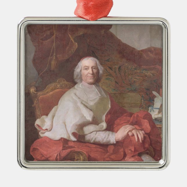 Cardinal Andre Hercule de Fleury Metal Tree Decoration (Front)