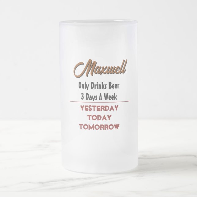 Cardinal Beer Frosted Mug (Center)