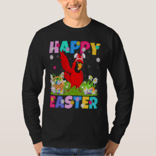 Cardinal Bird Happy Easter Bunny Cardinal Easter S T-Shirt