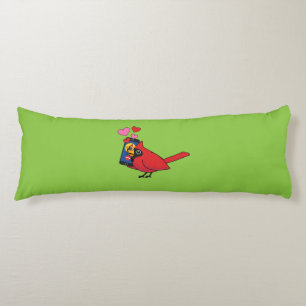 Cardinal Bird Love Mating Calls Body Cushion