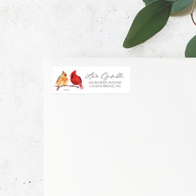 Cardinal Bird Return Address (Creator Uploaded)