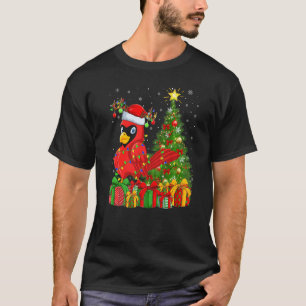 Cardinal Bird  Xmas Holiday Santa Cardinal Christm T-Shirt