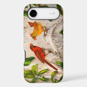 Cardinal birds - Singing of love