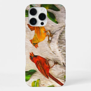 Cardinal birds - Singing of love iPhone 16 Pro Max Case