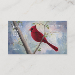 cardinal, business card