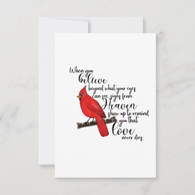 Cardinal Card (Front)