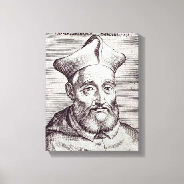 Cardinal Cesare Baronio Canvas Print (Front)