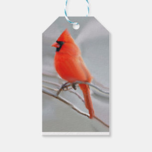 Cardinal Christmas Gift Tags