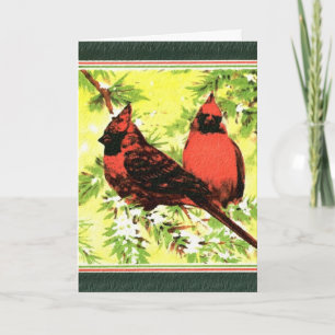 Cardinal Christmas Holiday Card