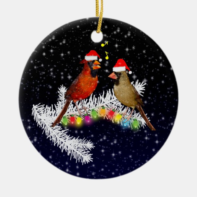 Cardinal Christmas Ornament (Front)