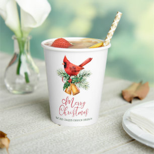Cardinal Company Christmas Paper Cups