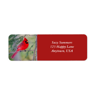 Cardinal Contrast Label