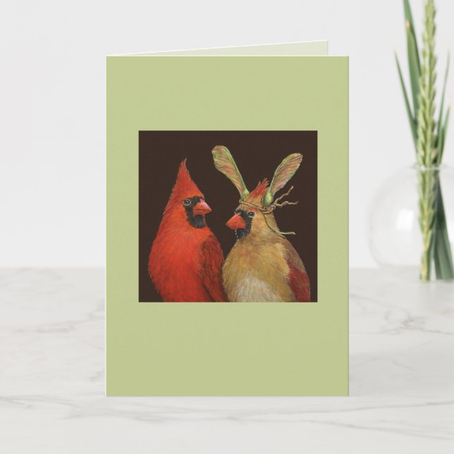cardinal couple card (Front)