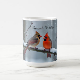 Cardinal Couple Personalised Mug