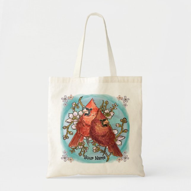 Cardinal Couple  Tote Bag (Front)
