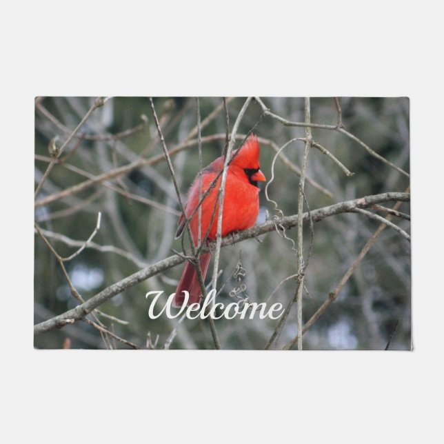 Cardinal Crest Doormat (Front)