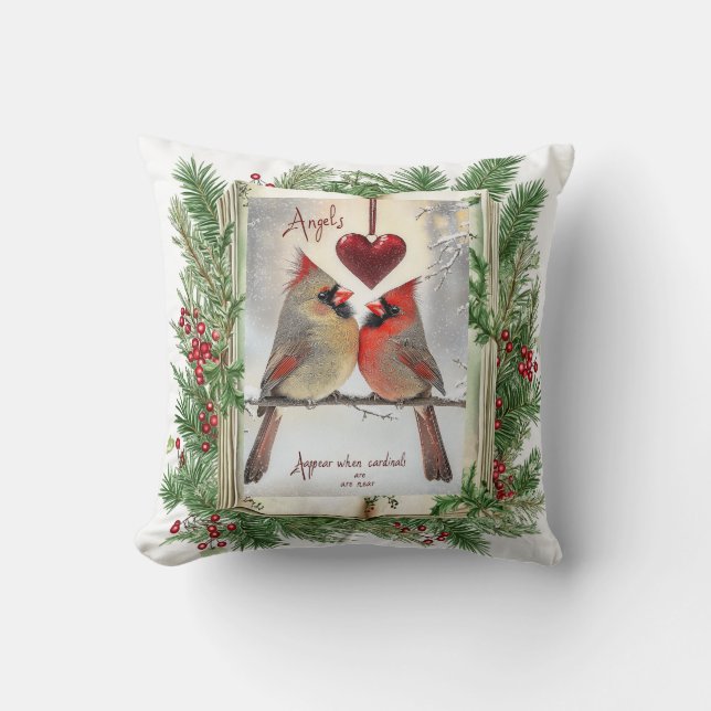 Cardinal  cushion (Front)