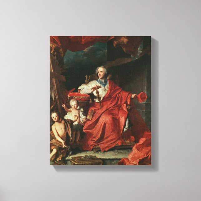 Cardinal de Bouillon  Opening Canvas Print (Front)