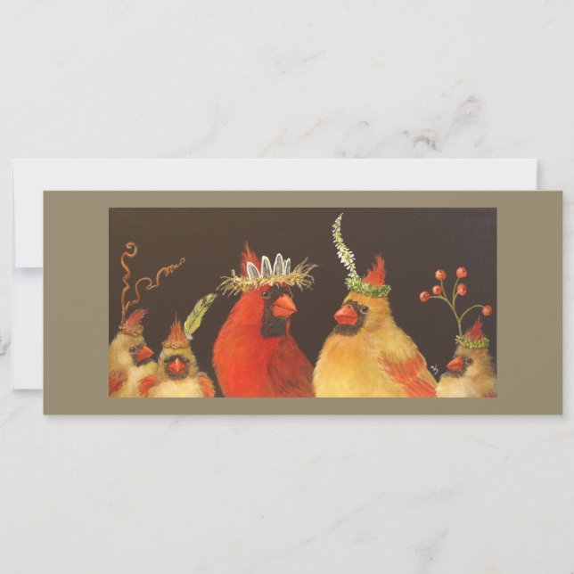 Cardinal Family flat card (Front)