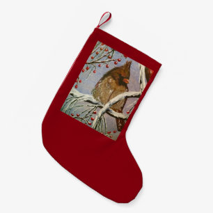 Cardinal Female Stocking