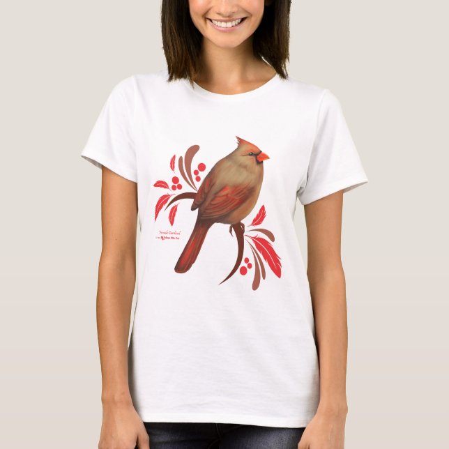 Cardinal-Female T-Shirt (Front)