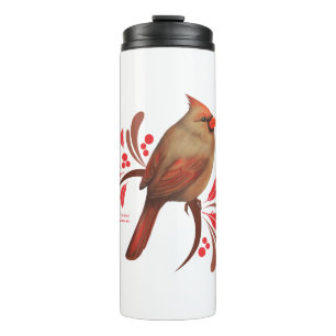 Cardinal-Female Thermal Tumbler