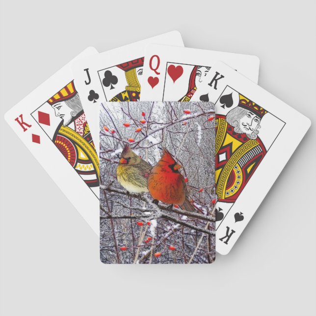 Cardinal Forest Playing Cards (Back)