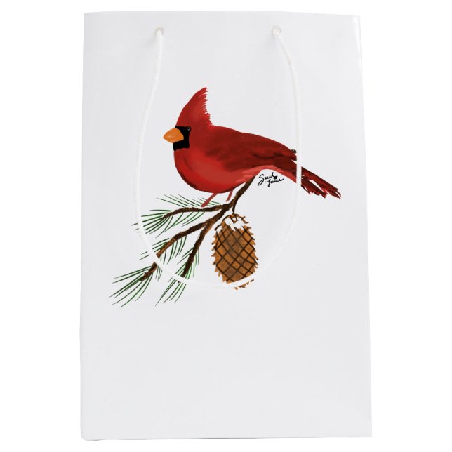Cardinal Gift Bag (Front)