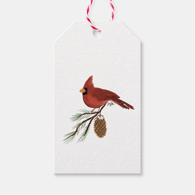 Cardinal Gift Tags (Front)