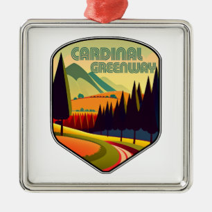Cardinal Greenway Indiana Colours Metal Tree Decoration