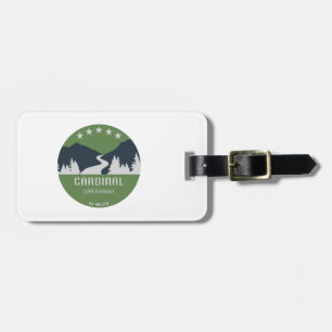 Cardinal Greenway Indiana Luggage Tag