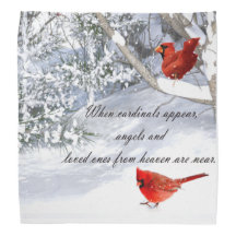 Cardinal heaven message bandanna