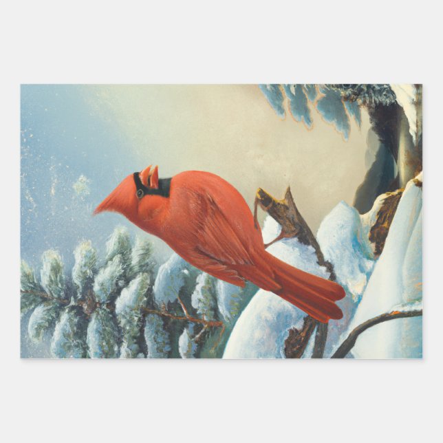 Cardinal Heavyweight Decoupage Decoupaging Paper (Front)