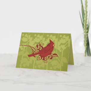 Cardinal Holiday Card
