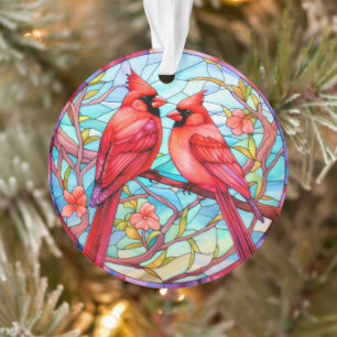 Cardinal / In Memoriam Acrylic Ornament