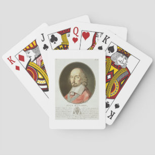 Cardinal Jules Mazarin (1602-61) from 'Portraits d Playing Cards