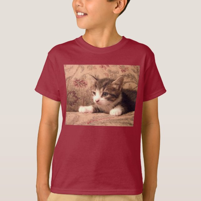 Cardinal Kitten Kids Shirt (Front)