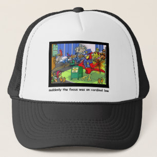 Cardinal Law Funny Law Cartoon Gifts & Collectable Trucker Hat