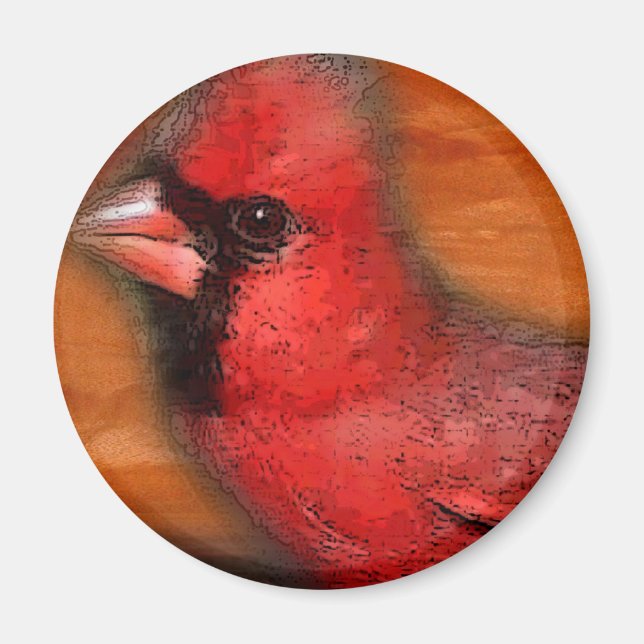 cardinal magnet (Front)