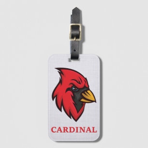 Cardinal Mascot Luggage Tag