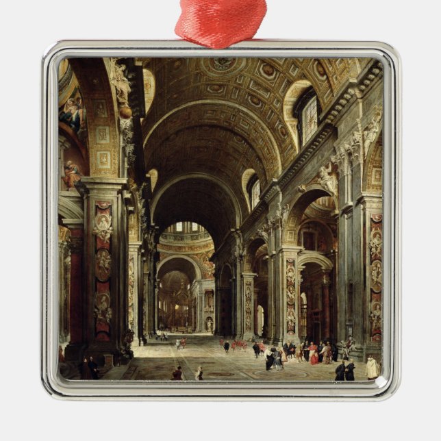 Cardinal Melchior de Polignac Metal Tree Decoration (Front)