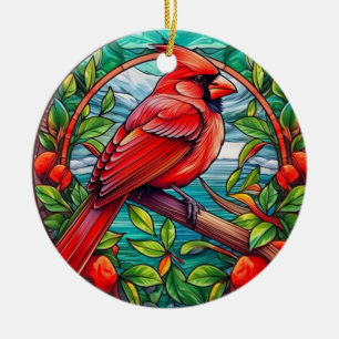 Cardinal Memorial Personalized Christmas Ornament