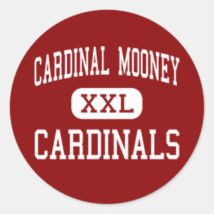 Cardinal Mooney - Cardinals - High - Youngstown Classic Round Sticker