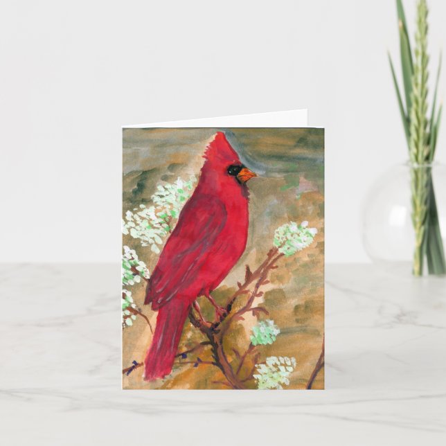 Cardinal Note Card (Front)