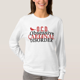 Cardinal Obsessed Funny T-Shirt
