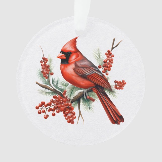 Cardinal Ornament (Front)