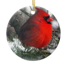 Cardinal Ornament