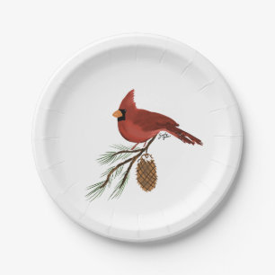 Cardinal Paper Plate