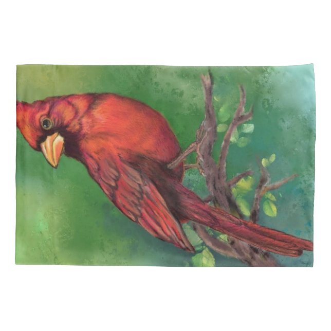 Cardinal Pillow Case (Back)