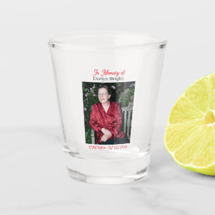 Cardinal Poem Memorial Keepsake Shot Glass